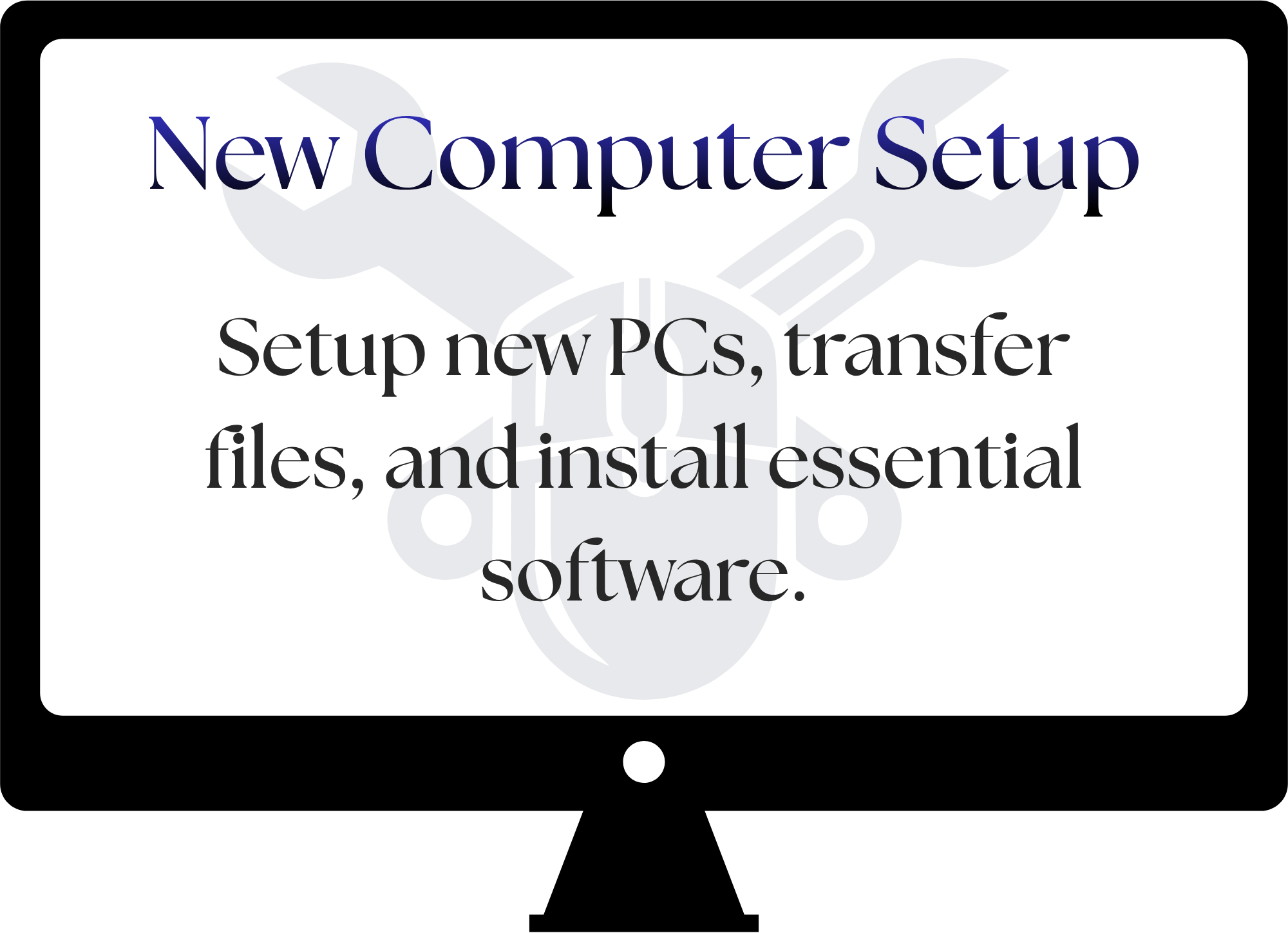 New Computer Setup