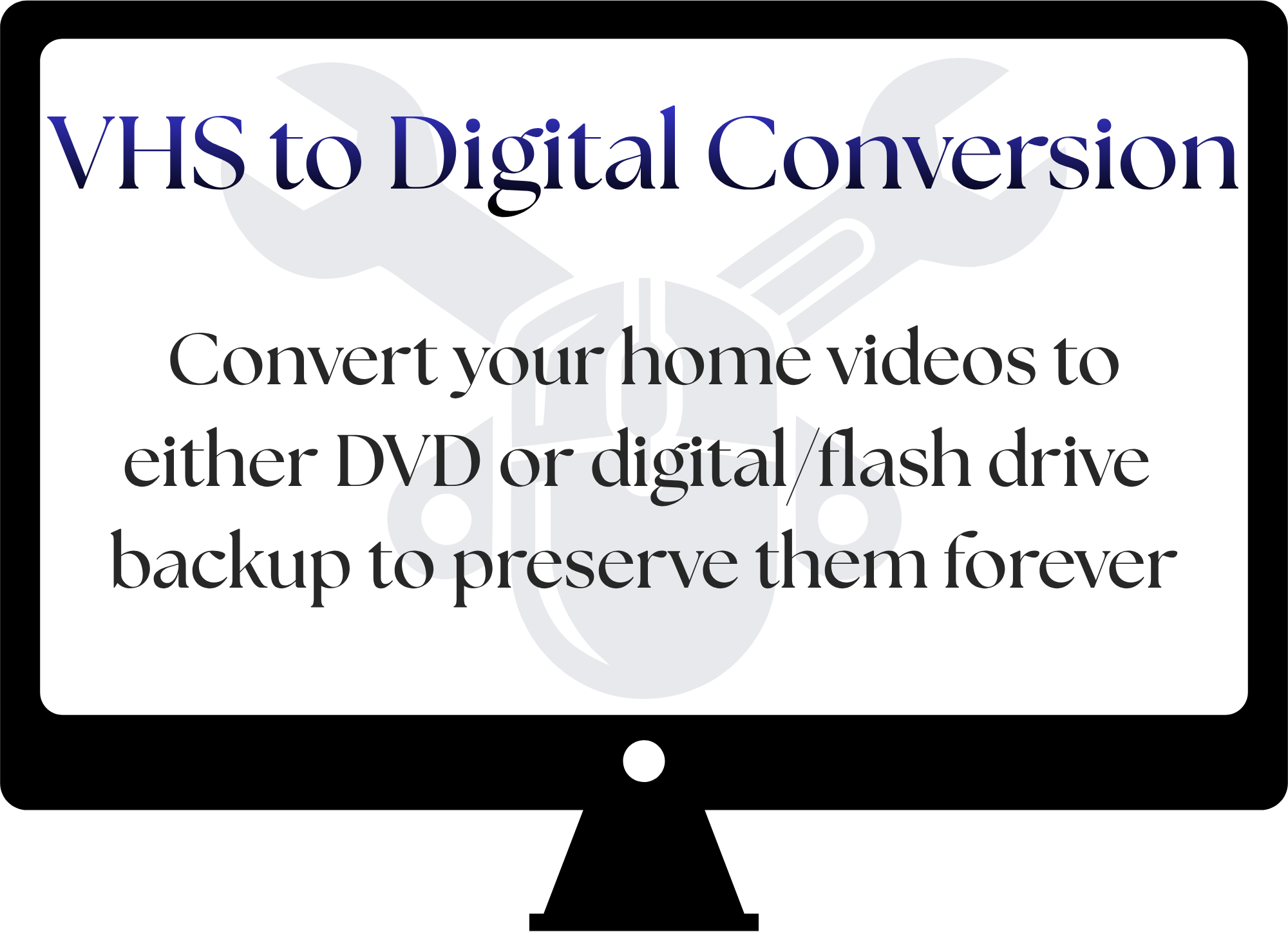 VHS to DVD/Digital Conversion
